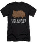 2 I Just Really Like Porcupines Ok Funny Porcupine Eq Designs T-Shirt
