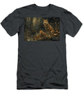 2 in the Style of Klimt with Art Nuveau a Coyote By Asar Studio Celestial Images T-Shirt