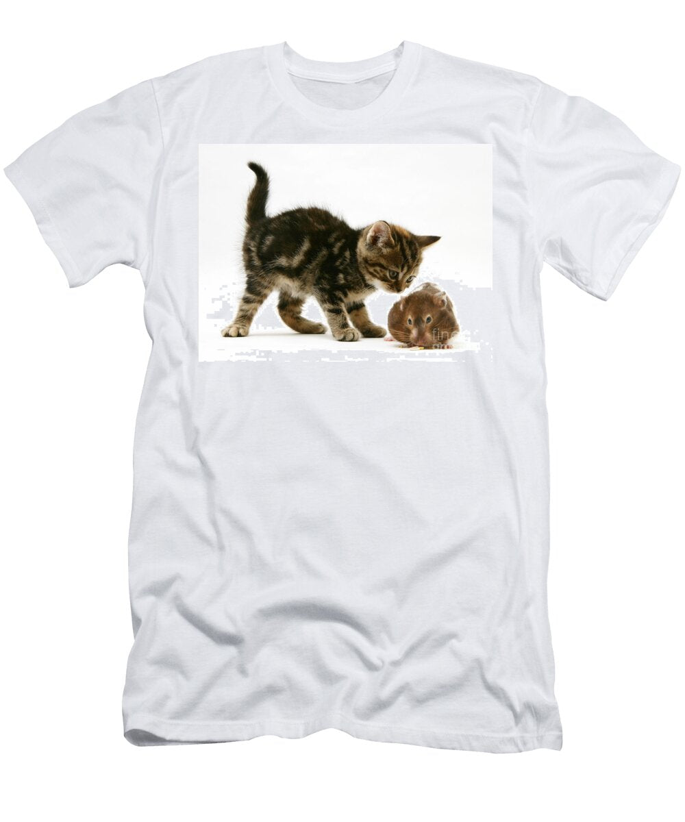 2 Kitten and Hamster Jane Burton T-Shirt
