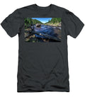 2 Obsidian Creek River in Yellowstone Wyoming Alex Grichenko T-Shirt