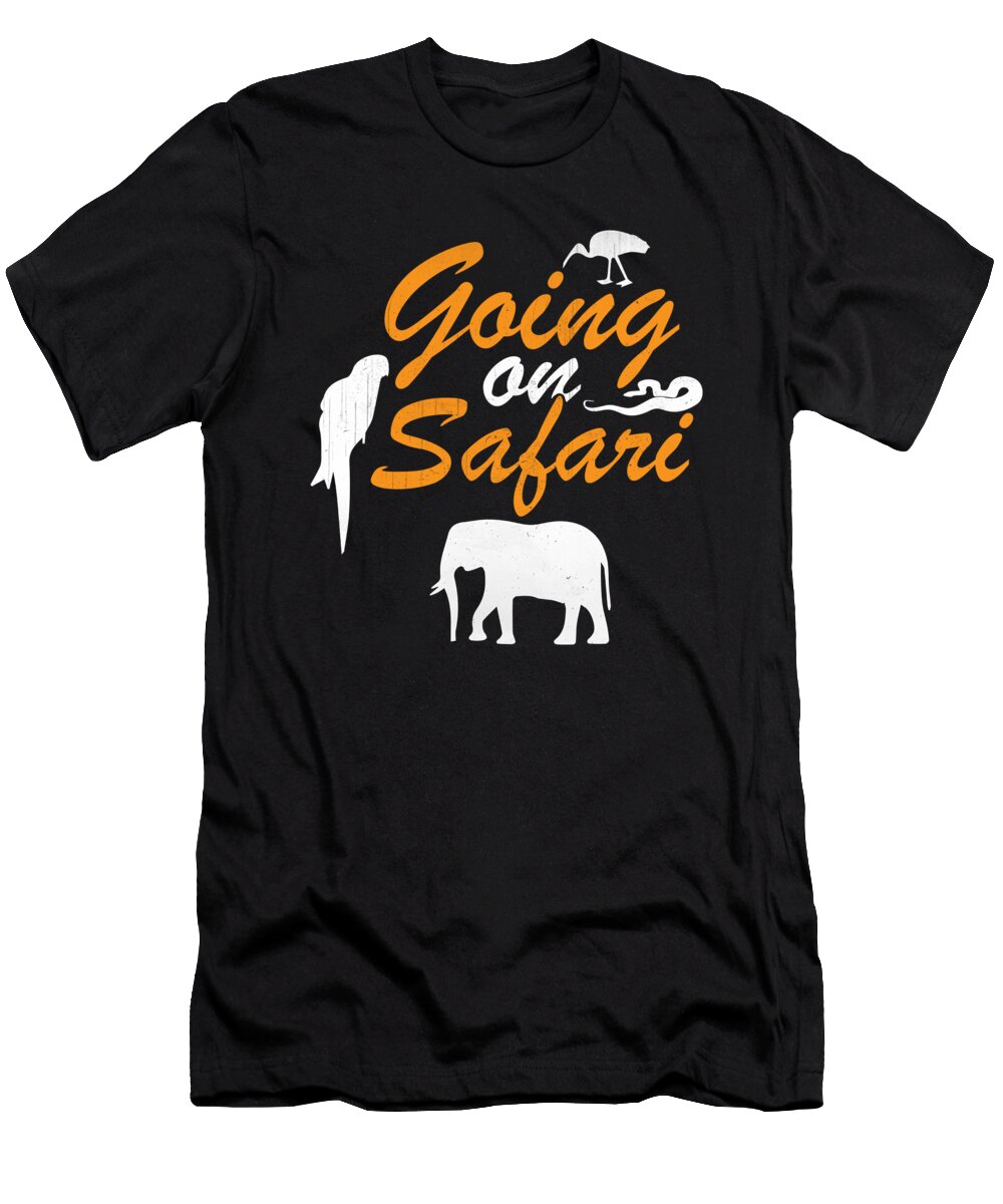 2 Safari Africa Wildlife Zoo Wilderness Zookeeper Raphaelartdesign T-Shirt