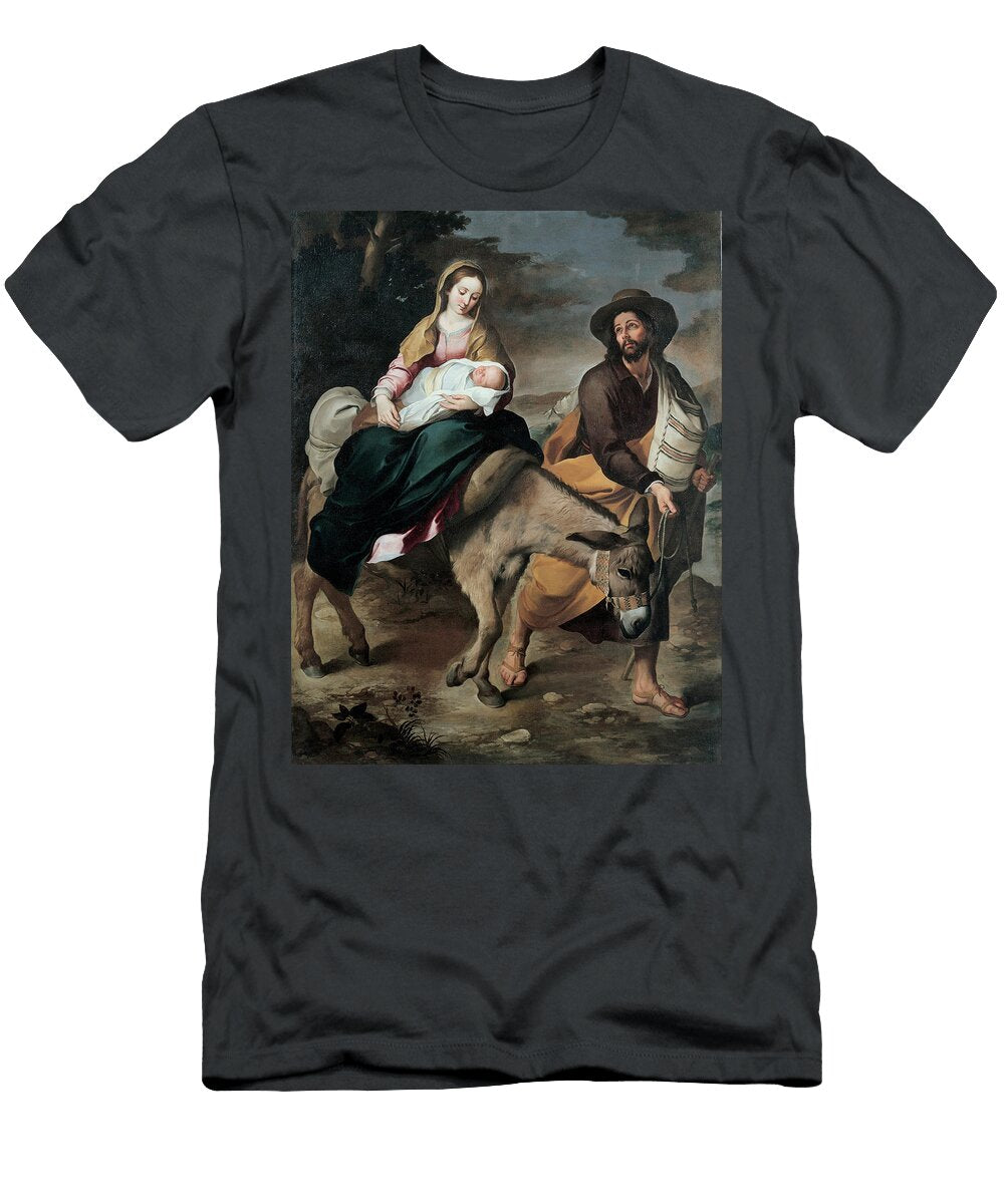2 the Flight Into Egypt Bartolome Esteban Murillo T-Shirt