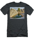2 White Pocket Tree and Pool Jerry Fornarotto T-Shirt