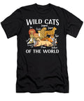 2 Wild Cats of the World Leopard Lion Bobcat Tiger Toms Store T-Shirt