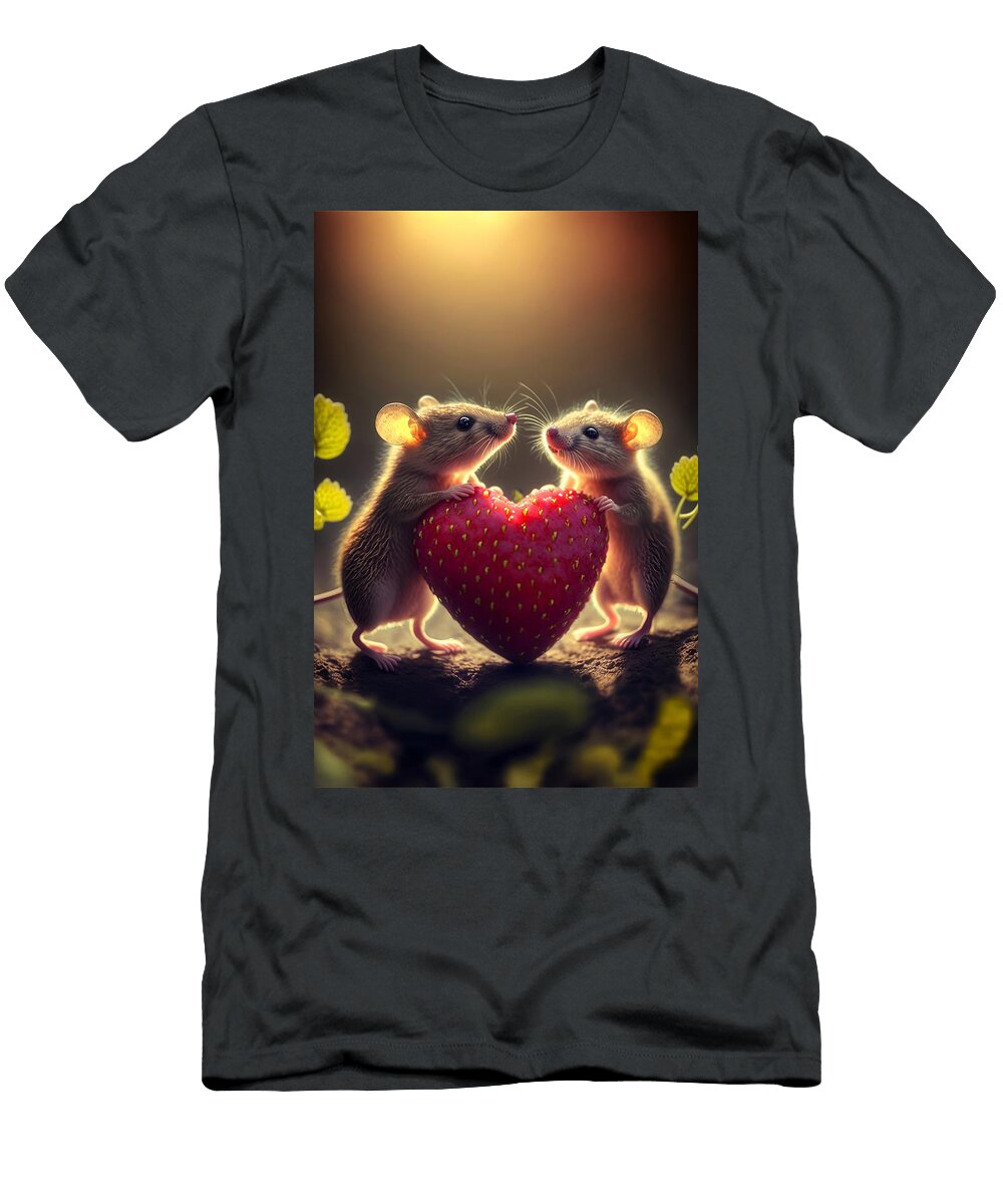 3 a Couple of Love Mices Lilia D T-Shirt