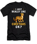 3 Cheetah Saying Funny Manuel Schmucker T-Shirt