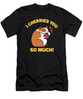 3 Cute Animal Hamster Cherry Pet Food Pet Hamster Lover Toms Store T-Shirt