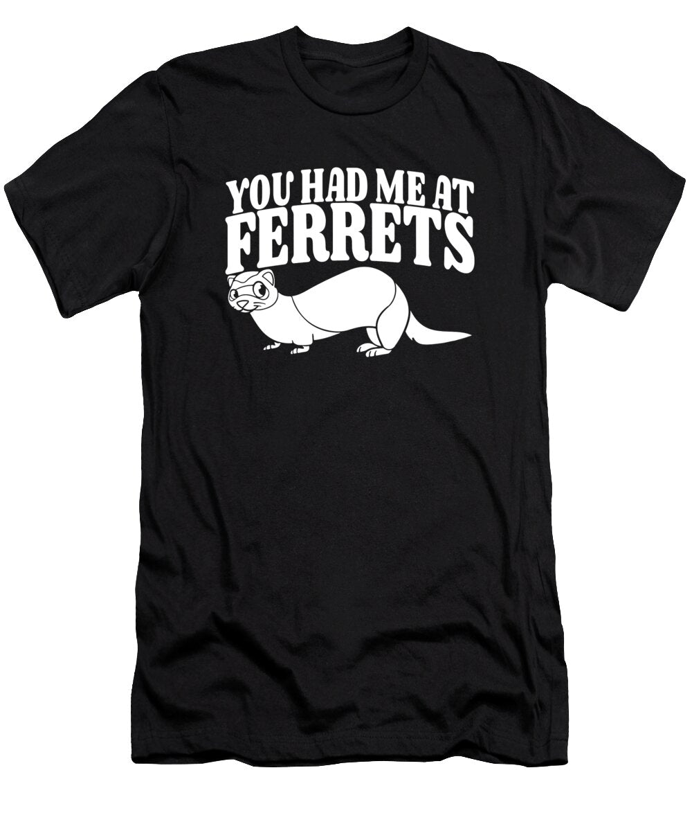 3 Ferret Furry Weasel Animal Ferret Crazy Squirrel T-Shirt