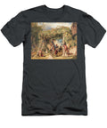 3 Figures and Animals in a Vineyard John Frederick Lewis T-Shirt