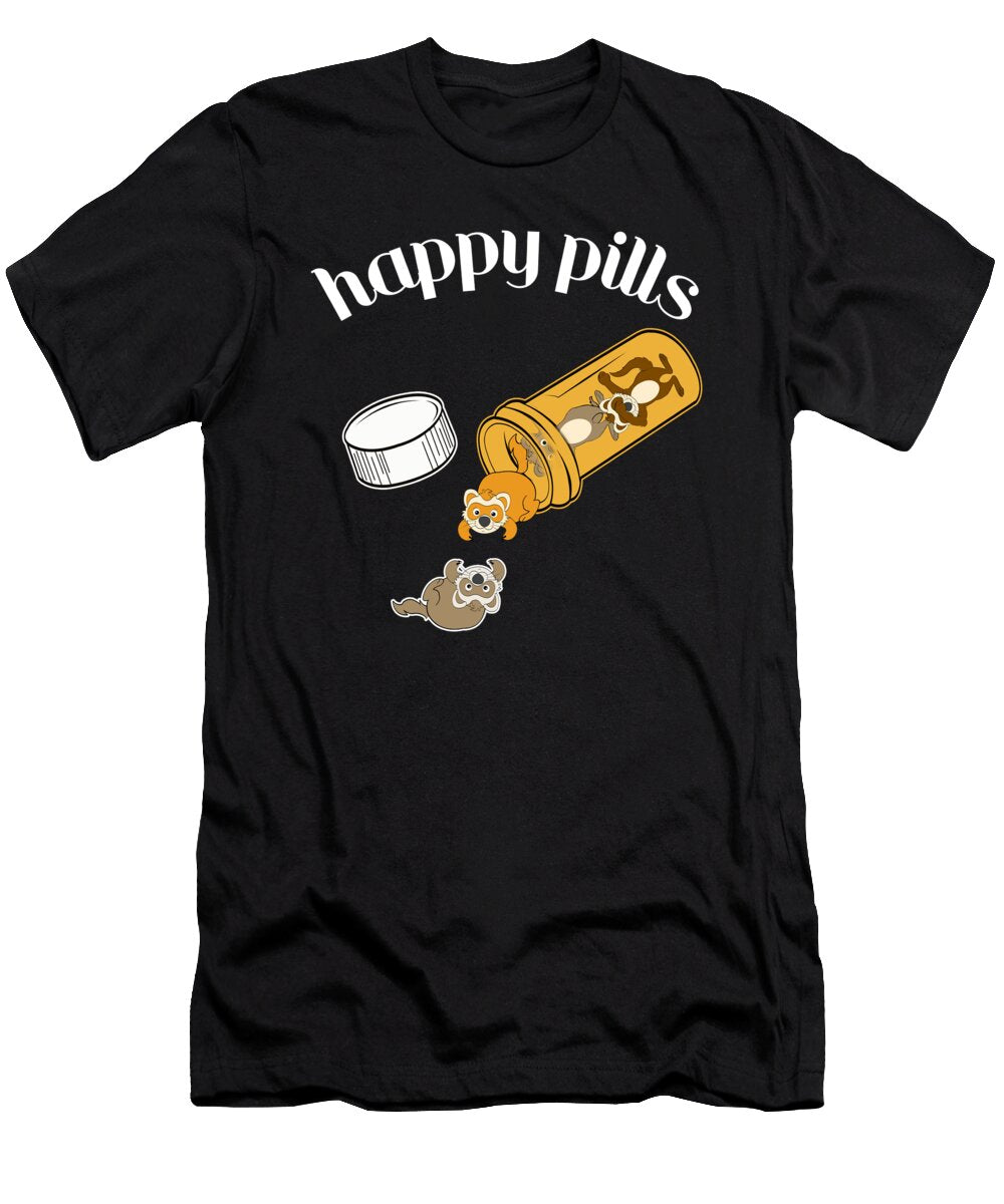 3 Funny Pet Ferret Cute Animal Gift Muc Designs T-Shirt