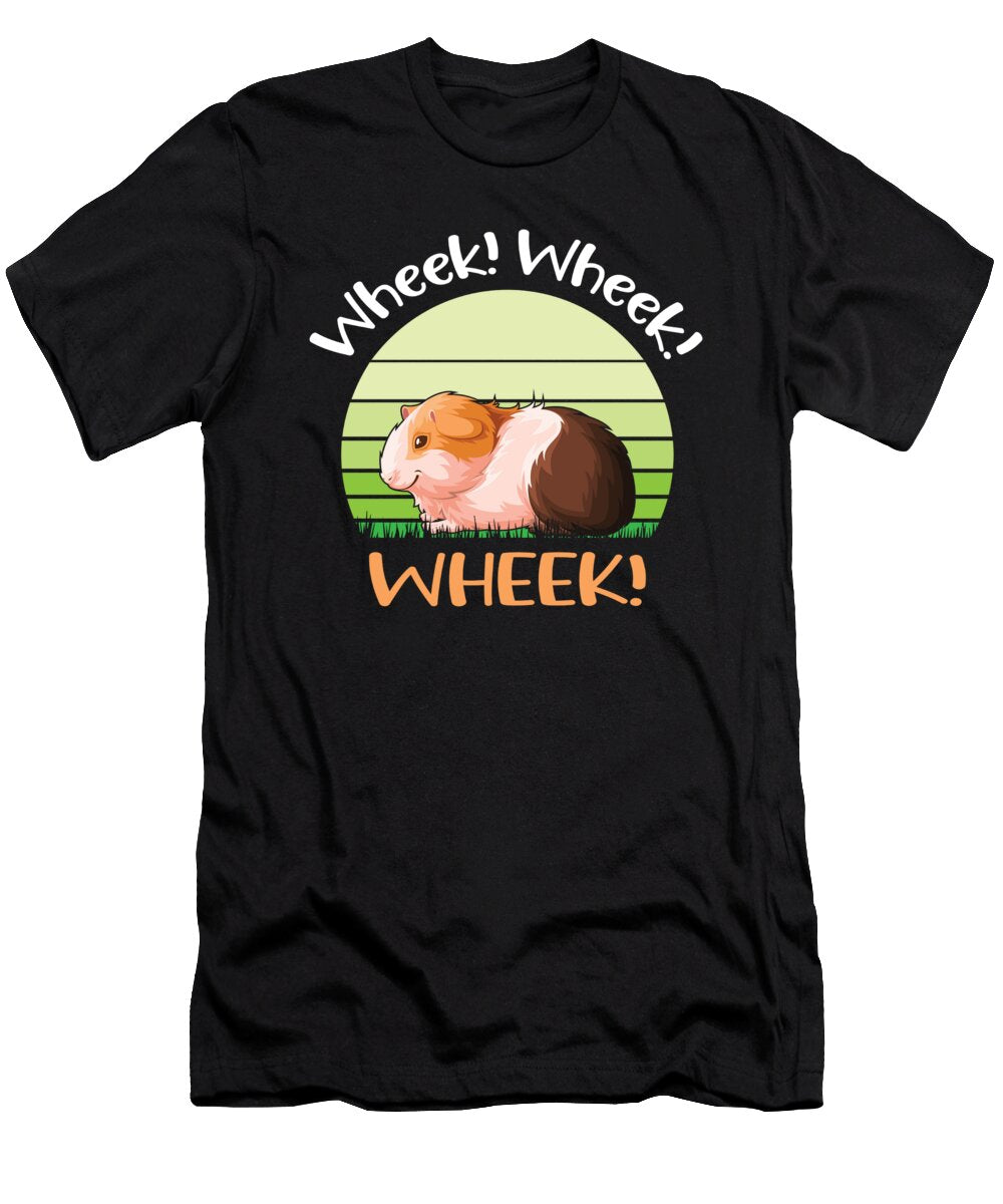 3 Guinea Pig Pet Hamster Gift for Guinea Pig Lovers Raphaelartdesign T-Shirt