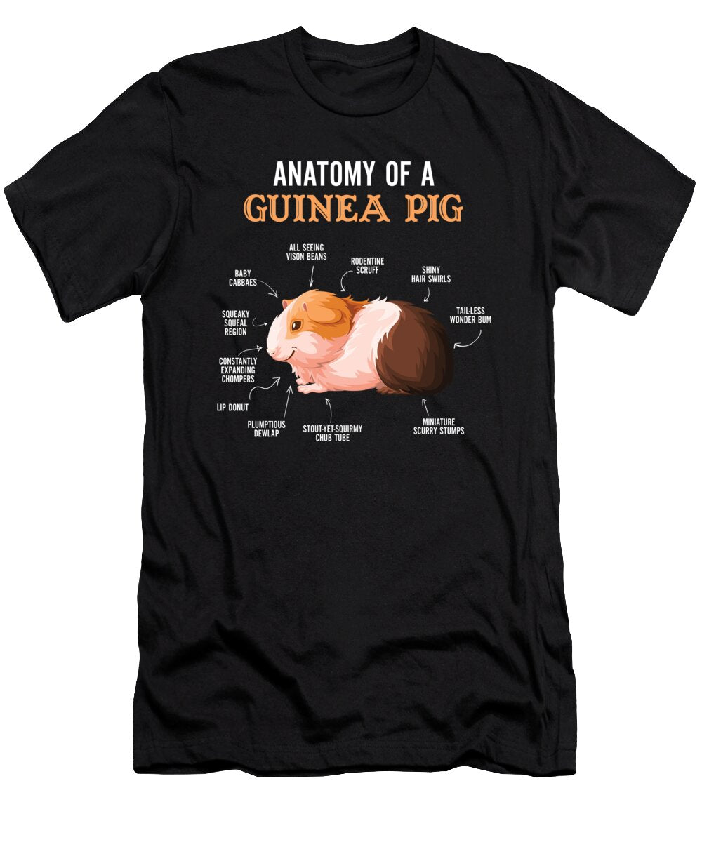 3 Hamster Pet Rodent Guinea Pig Gift Raphaelartdesign T-Shirt