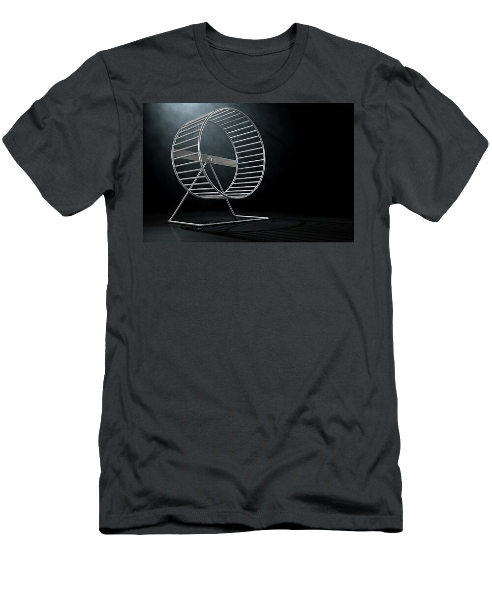 3 Hamster Wheel Empty Allan Swart T-Shirt