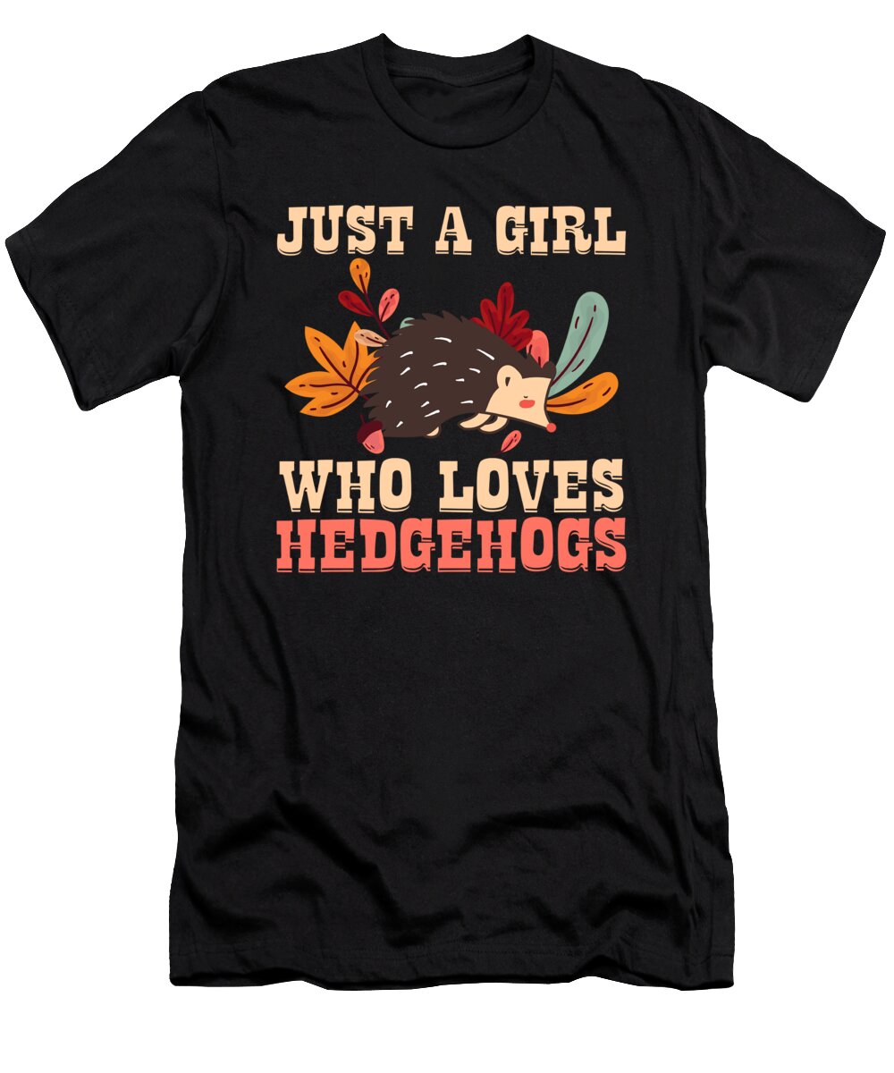 3 Hedgehog Crazy Squirrel T-Shirt