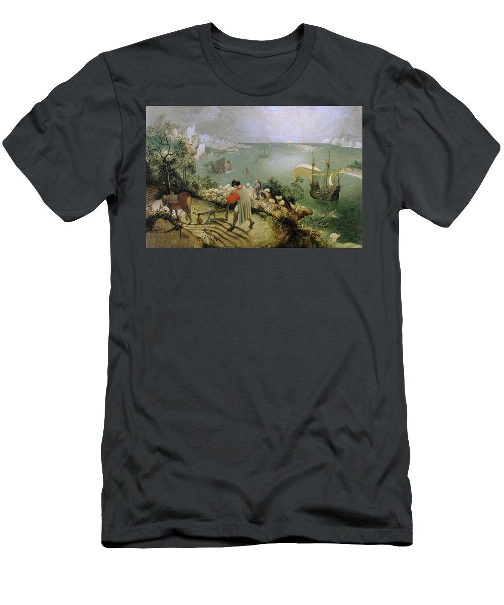 3 Landscape with the Fall of Icarus Pieter Bruegel the Elder T-Shirt