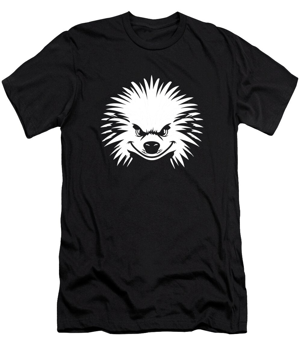 3 Porcupine Animal Rodent Wildlife Porcupine Crazy Squirrel T-Shirt