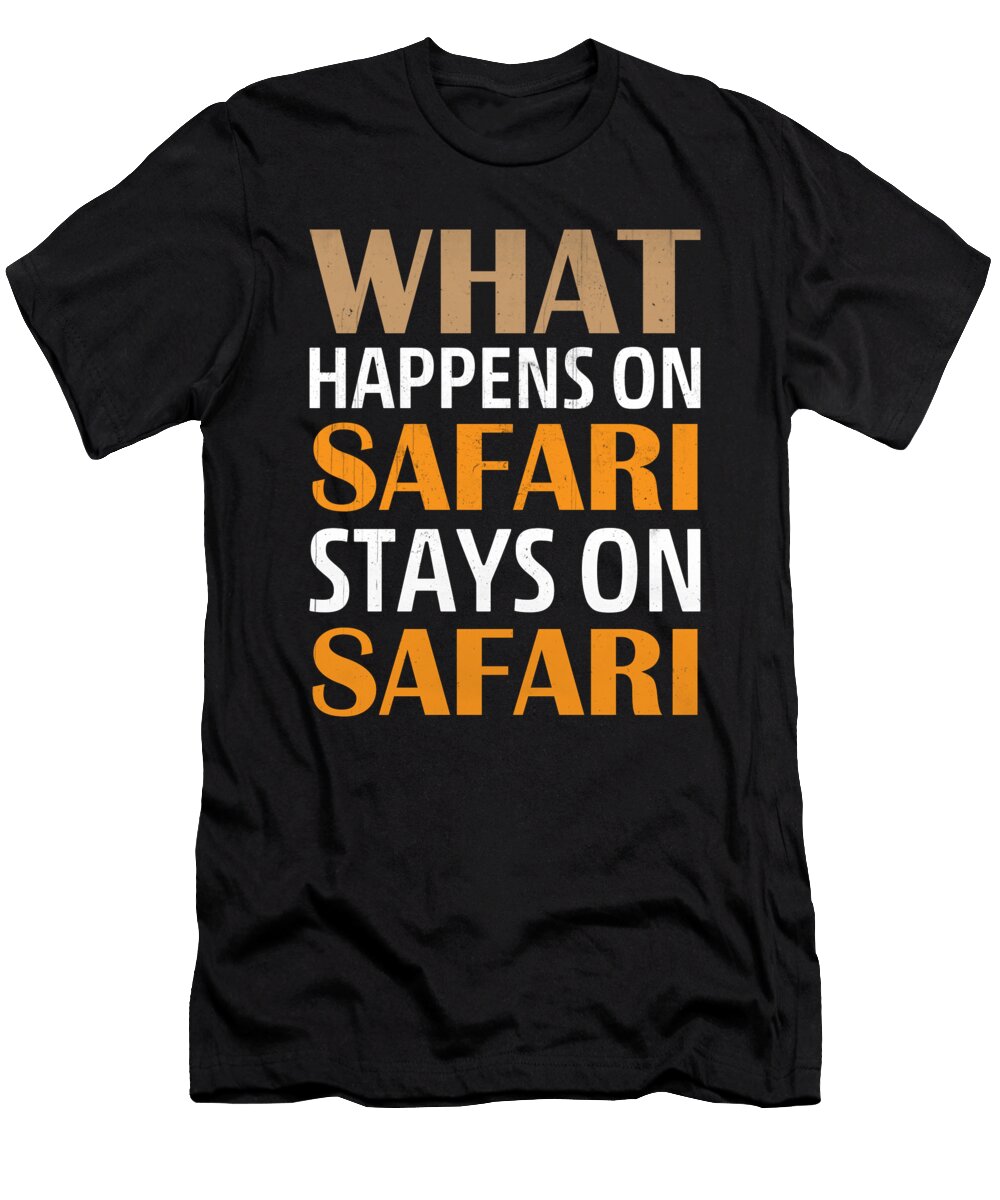 3 Safari Africa Wildlife Zoo Wilderness Zookeeper Raphaelartdesign T-Shirt