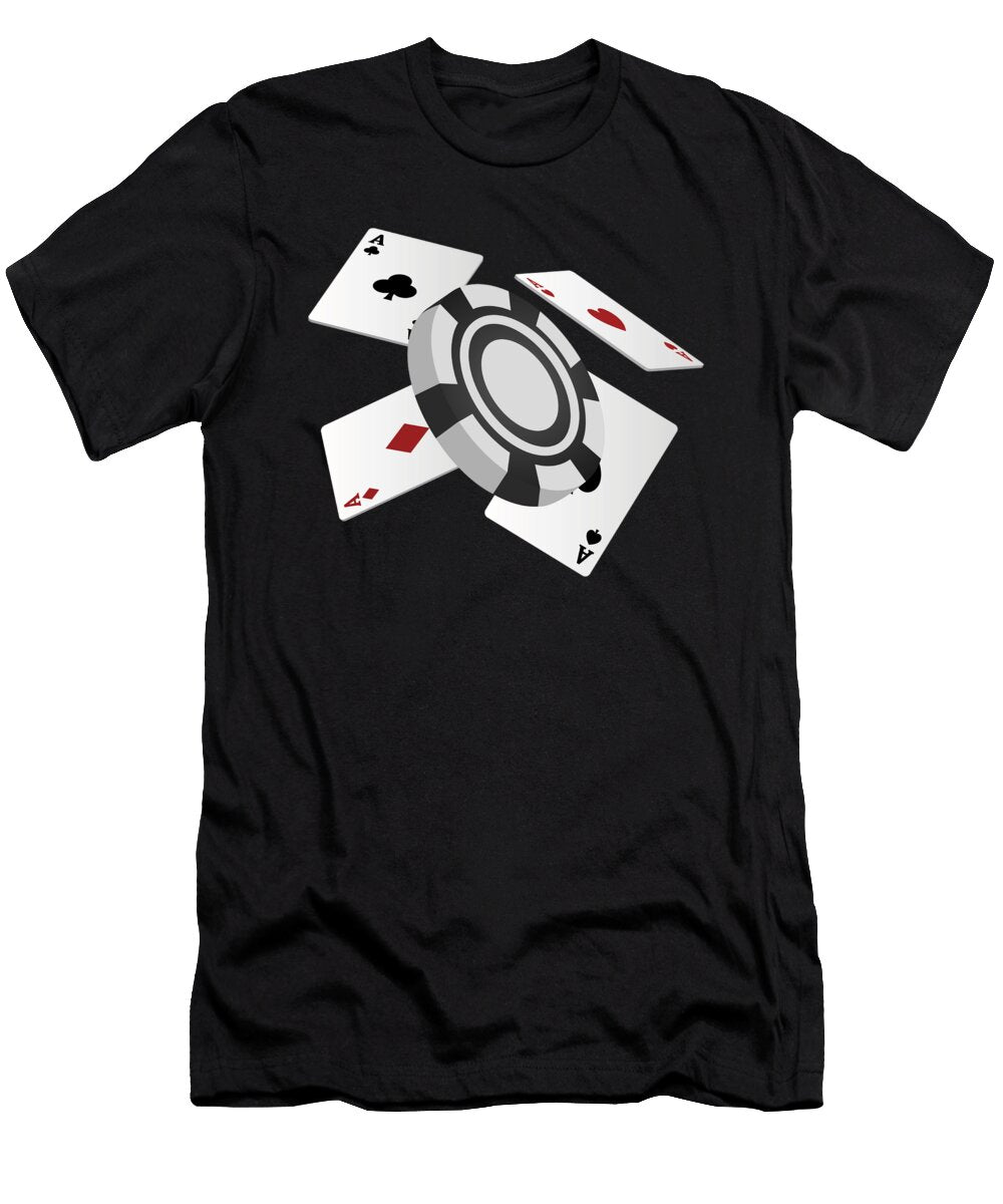 32 Poker Texas Holdem Jonathan Kraske T-Shirt