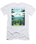 37 Oregon Travel Poster All Nature Prints T-Shirt