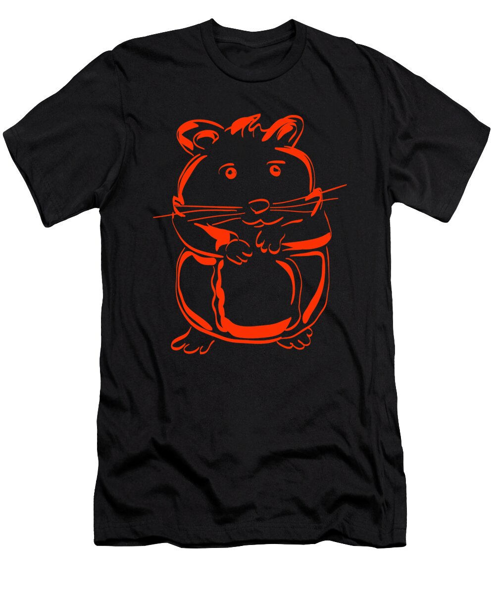 39 Abstract Hamster Calnyto T-Shirt