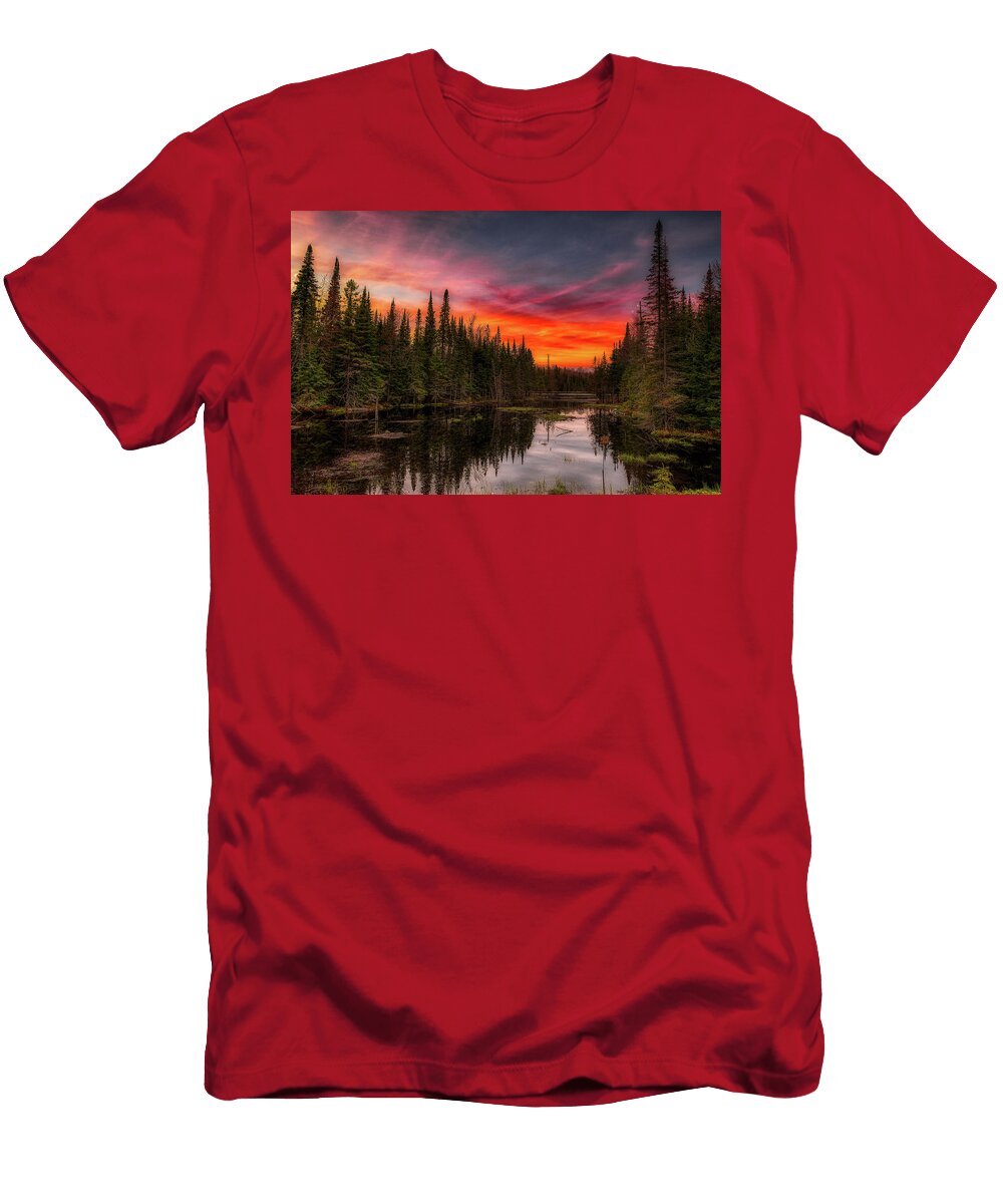 4 Beaver Pond Sunrise Joe Desousa T-Shirt