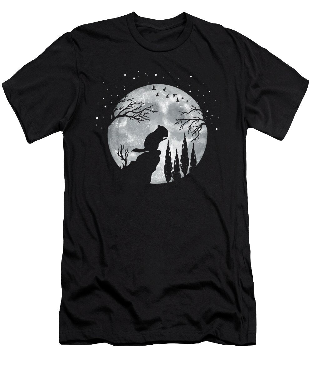 4 Chinchilla Crazy Squirrel T-Shirt