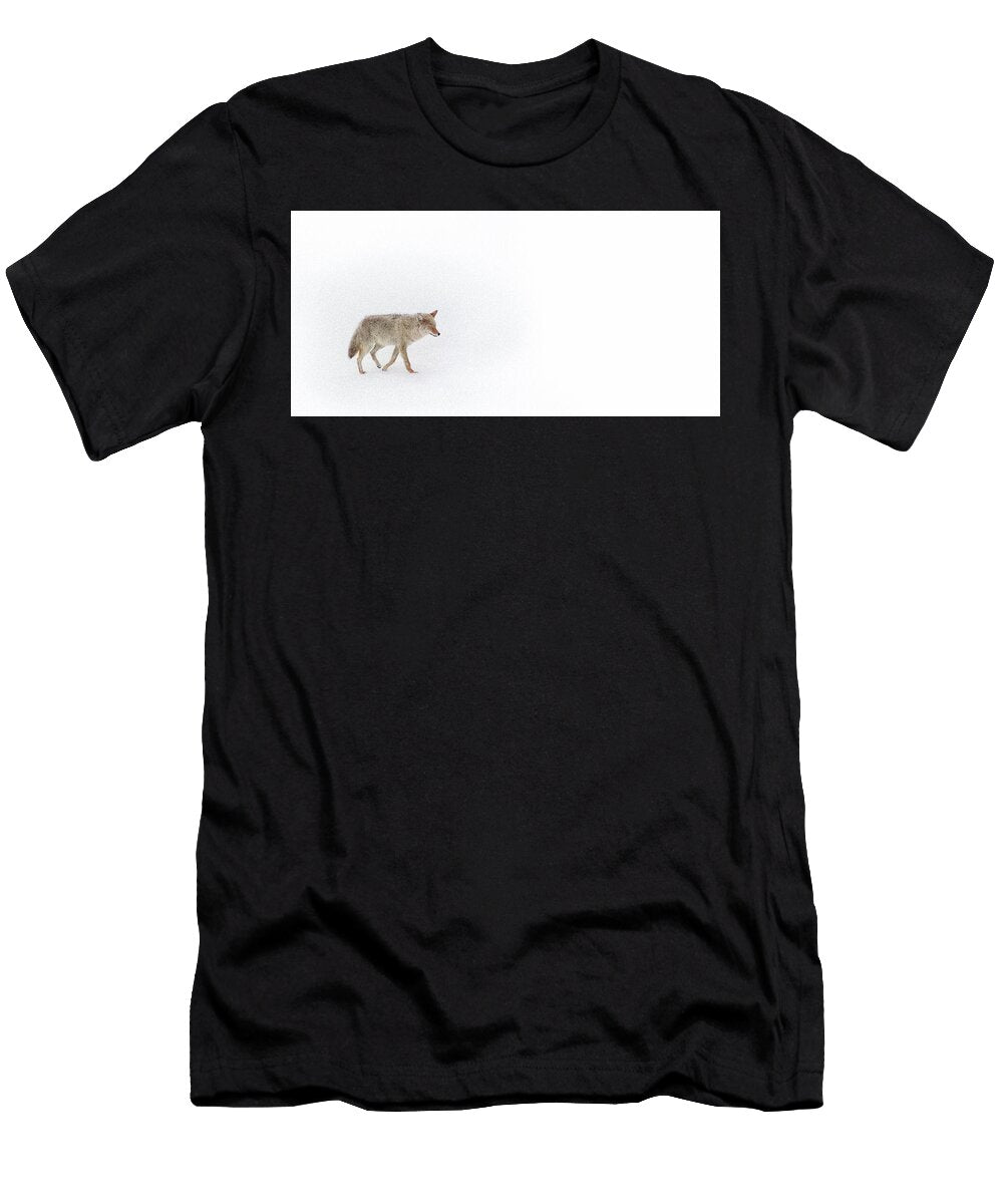 4 Coyote in Snow George Erwin Turner T-Shirt