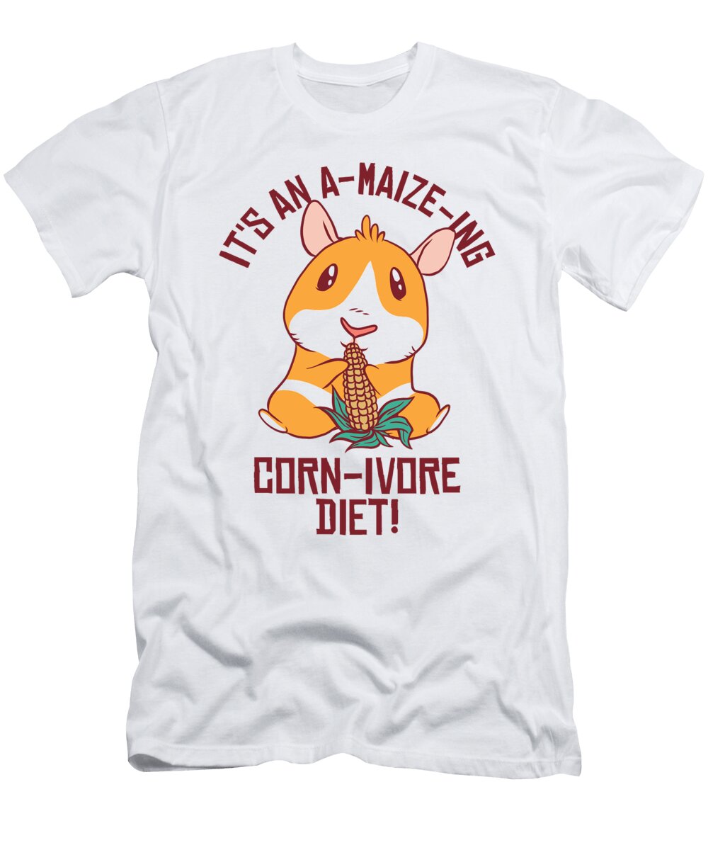 4 Cute Animal Hamster Corn Pet Food Hamster Lover Pet Toms Store T-Shirt
