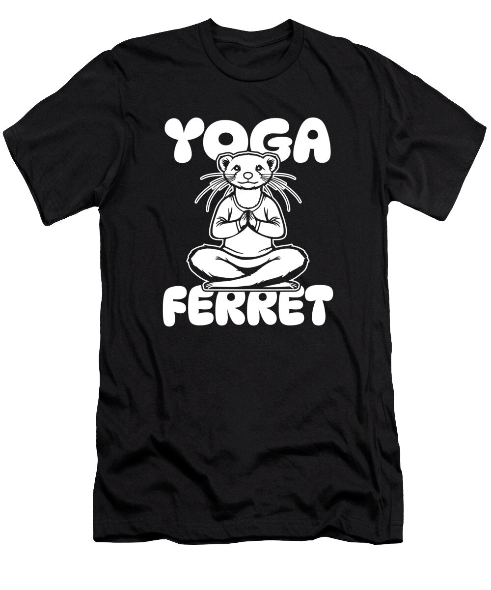 4 Ferret Animal Furry Weasel Ferret Crazy Squirrel T-Shirt