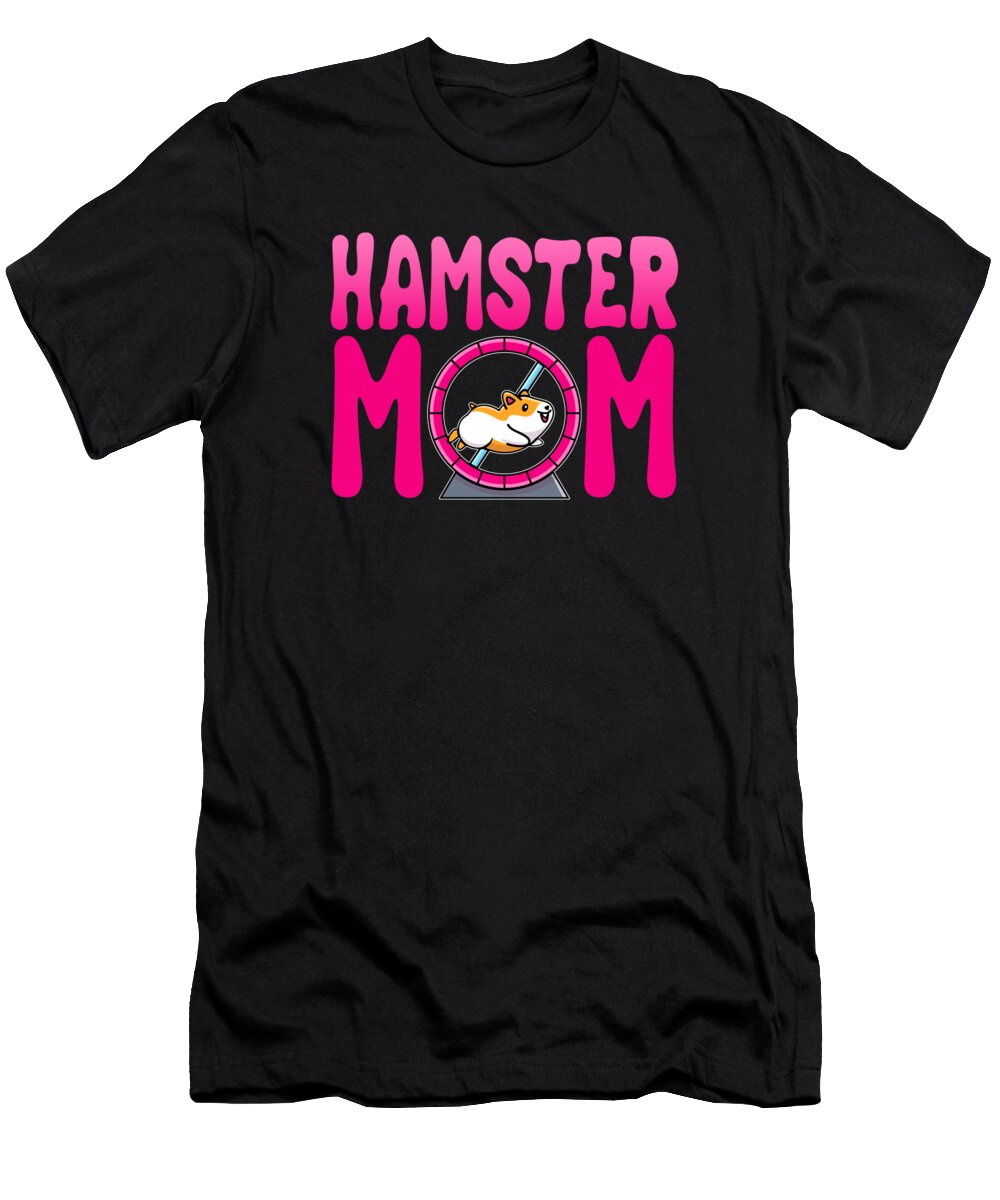 4 Hamster Mom Dwarf Syrian Golden European Lover Hamster Graphics Lab T-Shirt