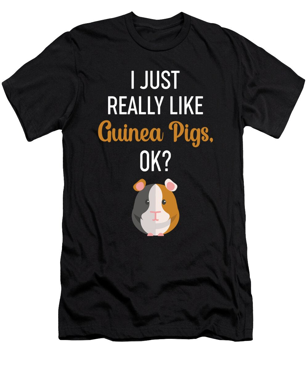 4 Hamster Pet Rodent Guinea Pig Gift Raphaelartdesign T-Shirt