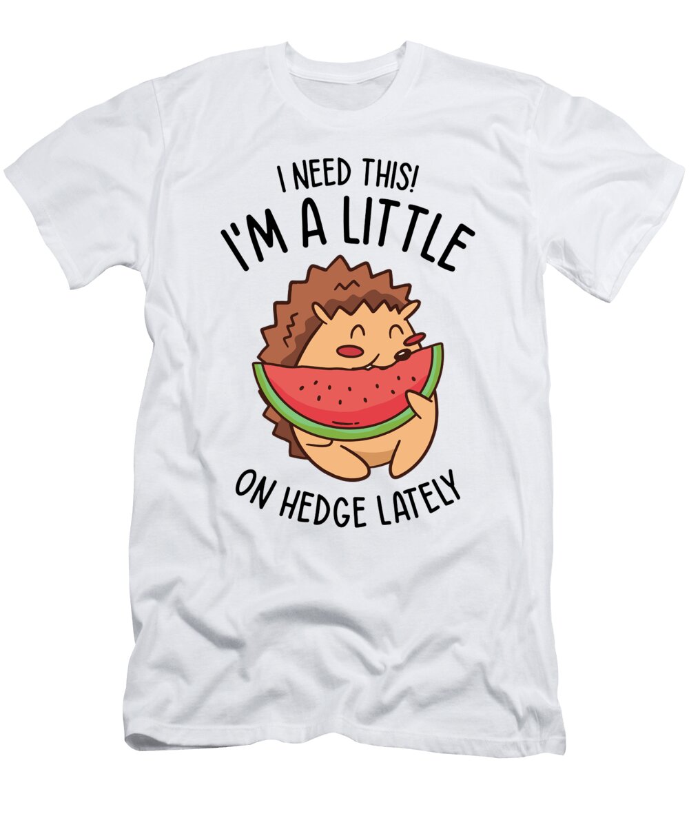 4 Hedgehog Cute Animal Watermelon Fruit Pet Food Toms Store T-Shirt