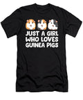 4 Just a Girl Who Loves Guinea Pigs Eq Designs T-Shirt