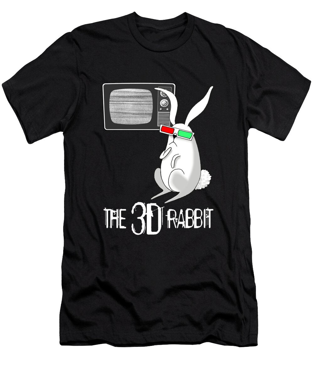 4 the 3d Rabbit Andrew Hitchen T-Shirt