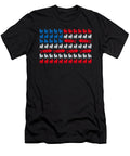 4th of July US Flag Fireworks Pugs Patriotic Sophie Eleanor T-Shirt