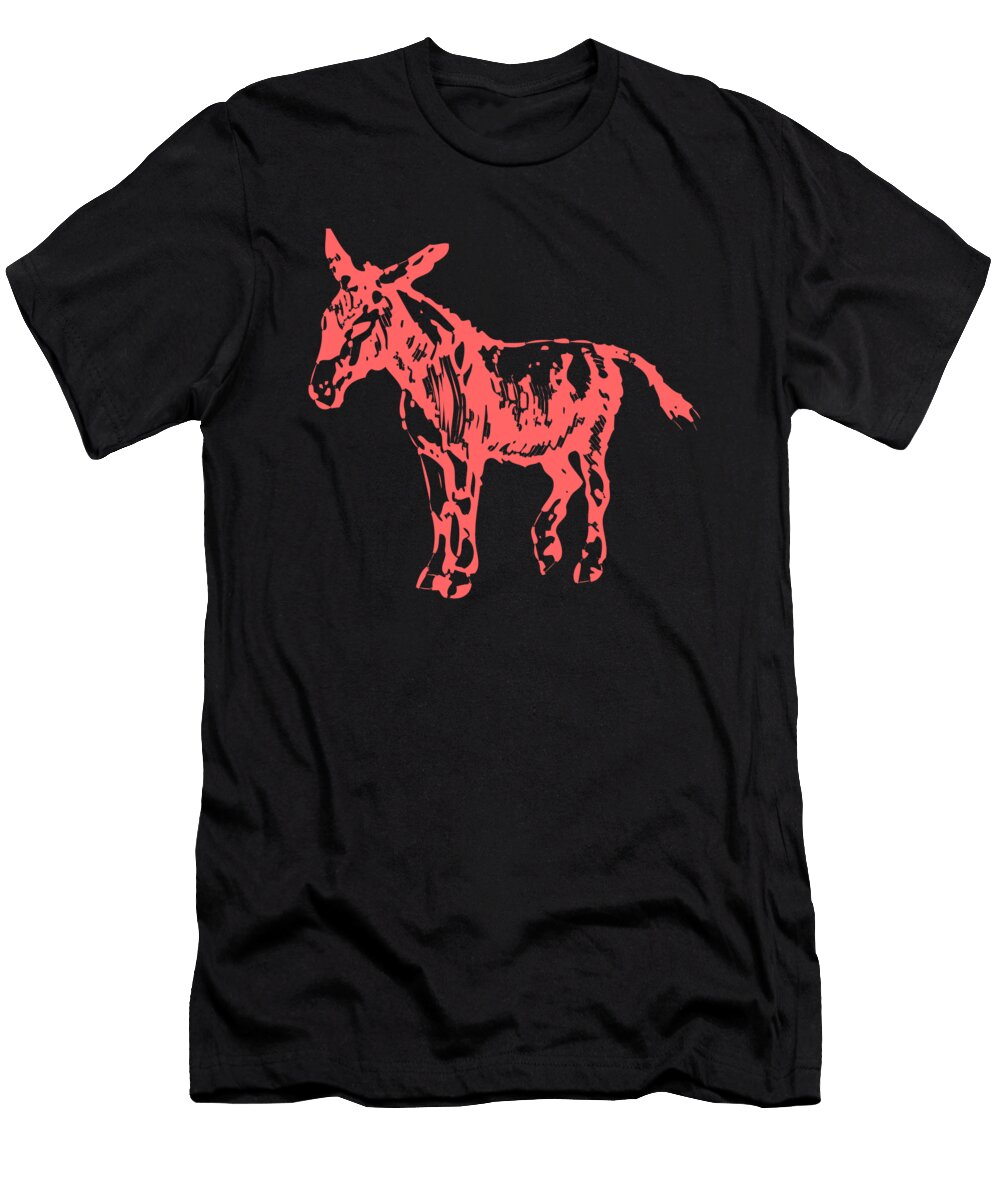 5 Abstract Donkey Illustration Calnyto T-Shirt