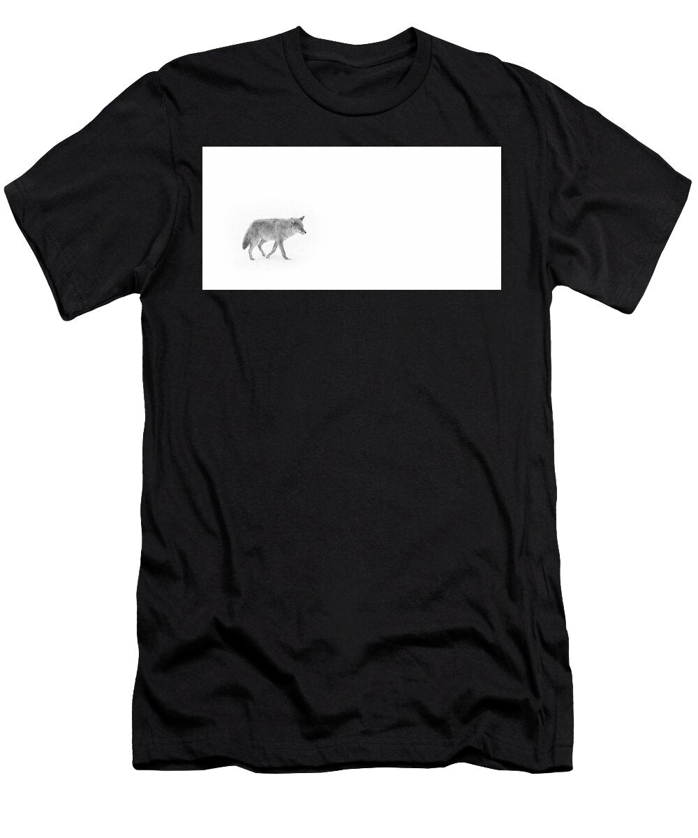 5 Coyote in Snow George Erwin Turner T-Shirt