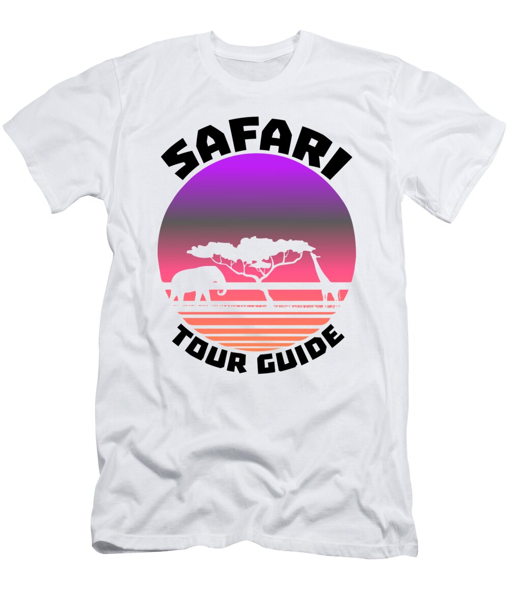 5 Safari in the Savannah and Wilderness Florian Dold Art T-Shirt