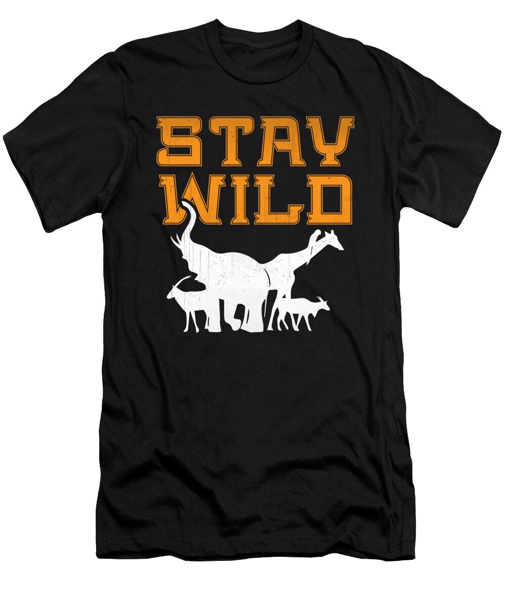 6 Safari Africa Wildlife Zoo Wilderness Zookeeper Raphaelartdesign T-Shirt