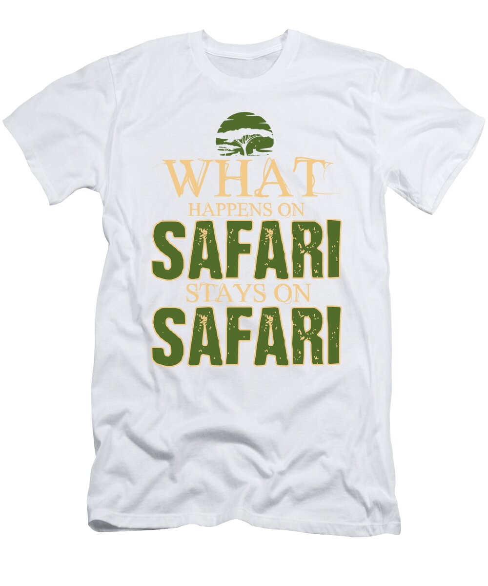 6 Safari in the Savannah and Wilderness Florian Dold Art T-Shirt