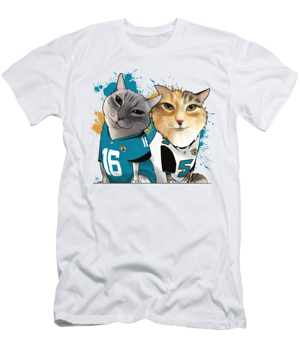6577 Levasseur Canine Caricatures By John Lafree T-Shirt