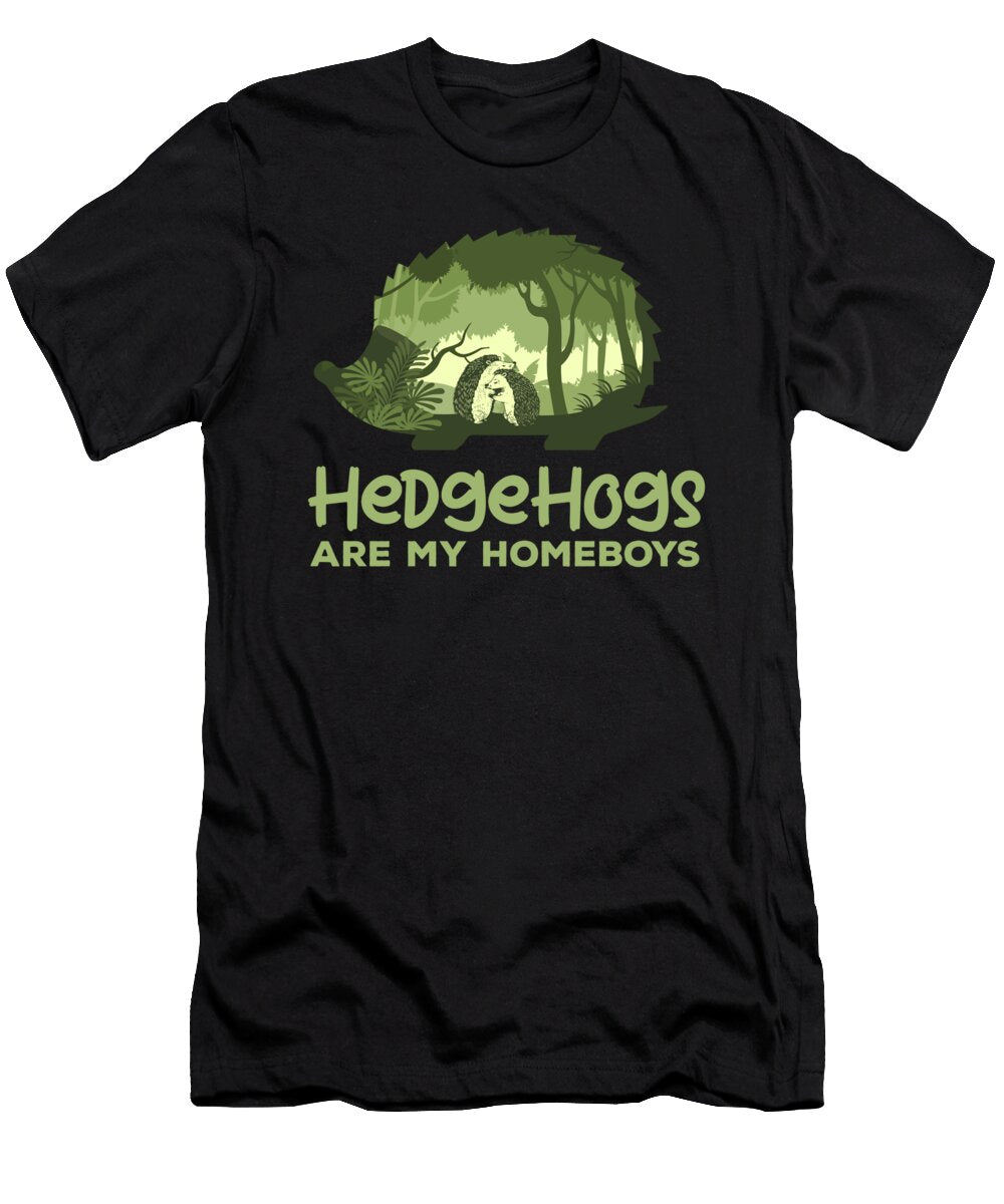 7 Hedgehog Crazy Squirrel T-Shirt