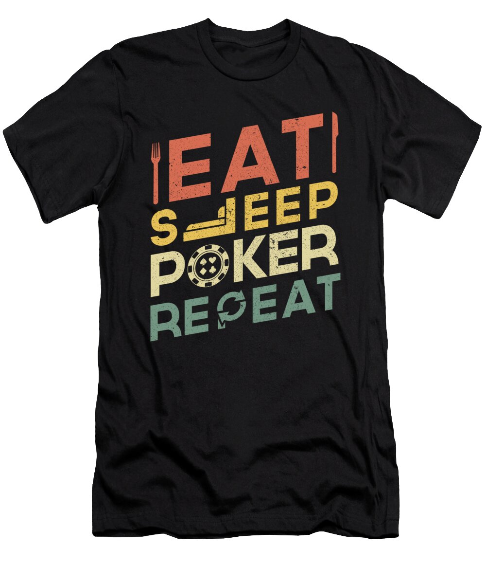 7 Poker Crazy Squirrel T-Shirt