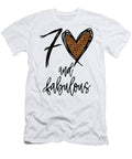 70 and Fabulous 70th Birthday Leaopard Print Love Heart Deon Du Plessis Art T-Shirt