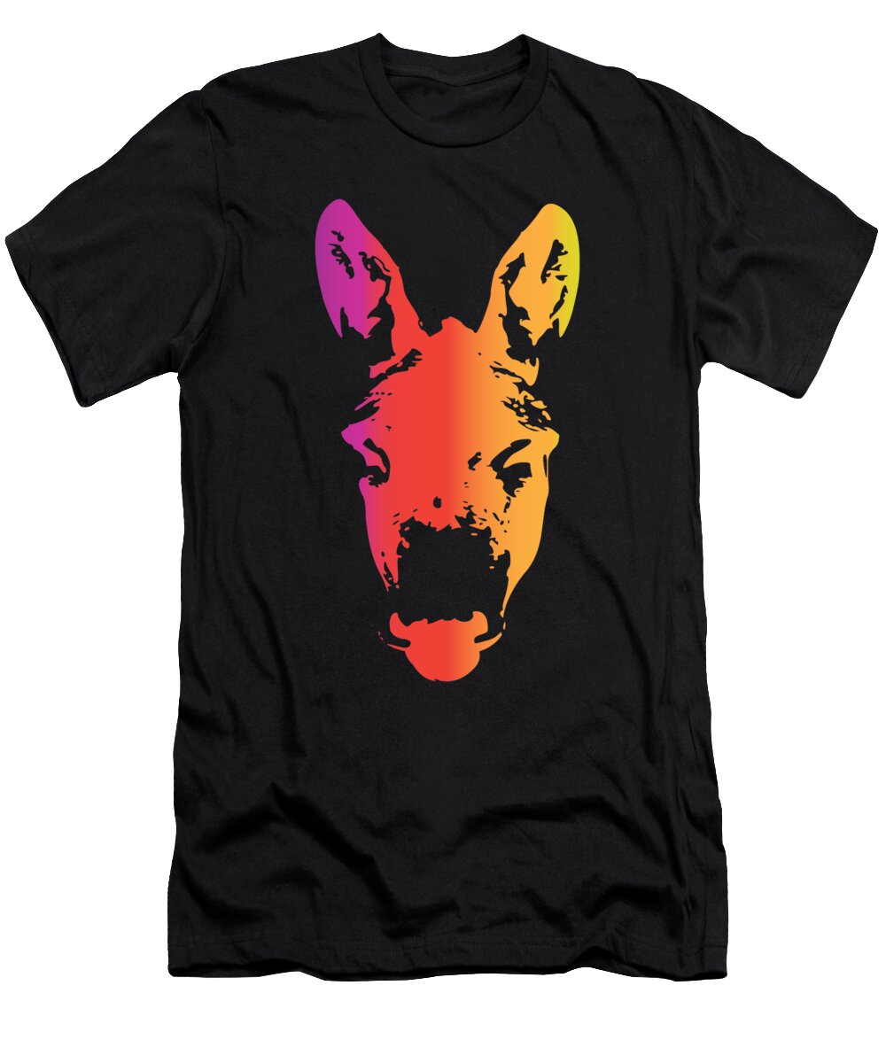 8 Abstract Donkey Illustration Calnyto T-Shirt