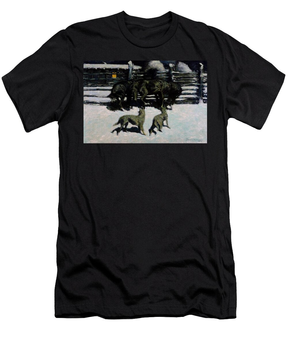 8 the Call for Help Frederic Remington T-Shirt