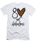 80 and Fabulous 80th Birthday Leaopard Print Love Heart Deon Du Plessis Art T-Shirt