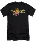 80s Retro Neon Sign Poly Geometric Cheetah 80s Gift Noirty Designs T-Shirt