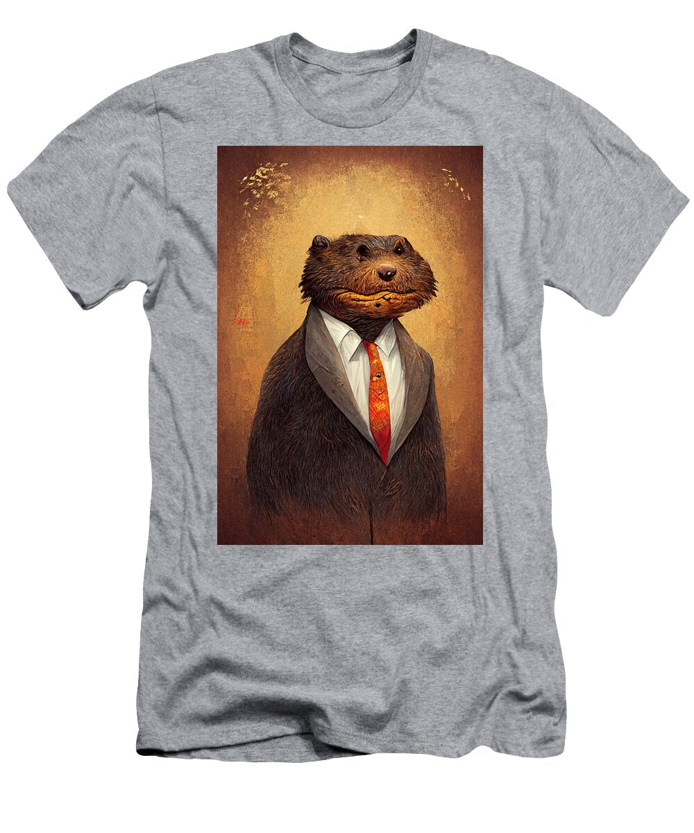 A Beaver Businessman C1dcc5a4 6162 46bc 4564 D2bf4cfe54f1 Celestial Images T-Shirt