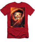 A Charming Ferret in a Cozy Blanket Ready for a Nap Eldre Delvie T-Shirt